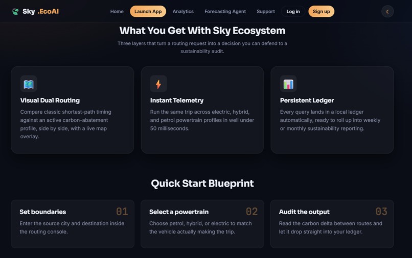 Sky-EcoAI: Intelligent Environmental Diagnostic Dashboard – screenshot 3