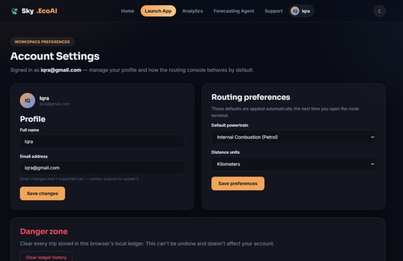 Sky-EcoAI: Intelligent Environmental Diagnostic Dashboard – screenshot 6