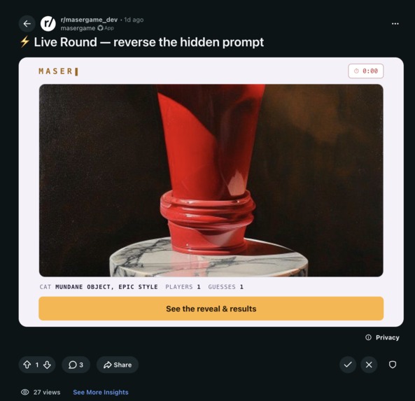 Maser – screenshot 1