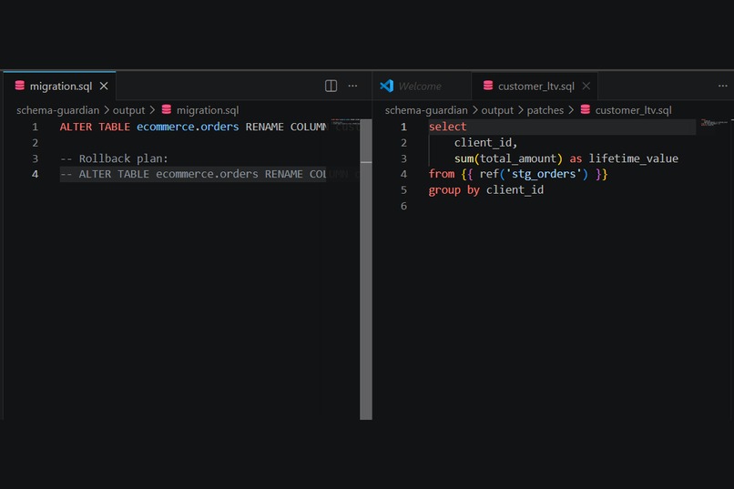 Schema Guardian – screenshot 2
