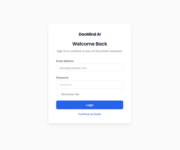 DocMind AI – screenshot 2