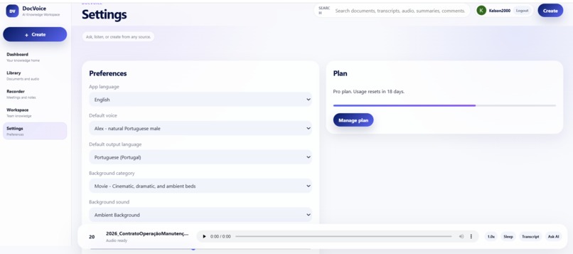 DocVoice – screenshot 2