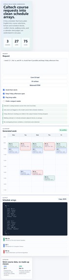 Caltech Codex Scheduler – screenshot 5