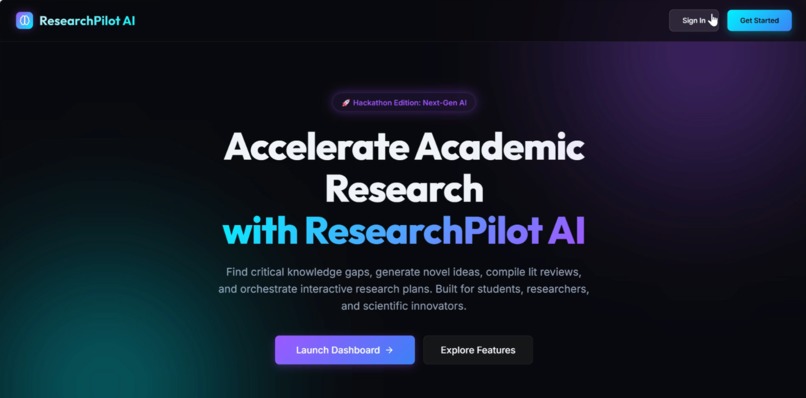 ResearchPilot AI – screenshot 1