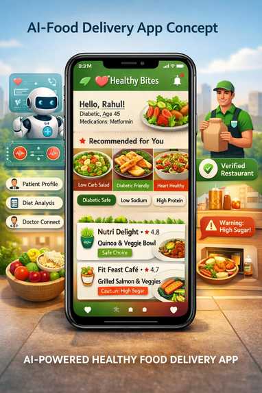 Healthy Bites AI App – screenshot 1