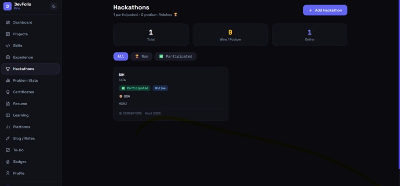 DevFolio Pro – screenshot 6
