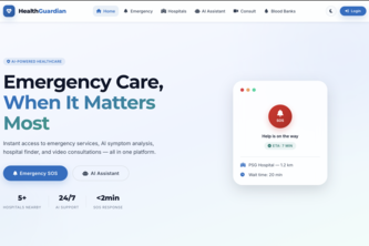 HealthGuardian – AI-Powered Emergency Healthcare Assistant
