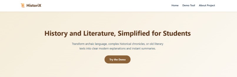 HistoriX – screenshot 1