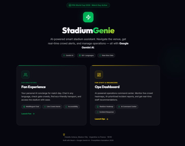 StadiumGenie – screenshot 1