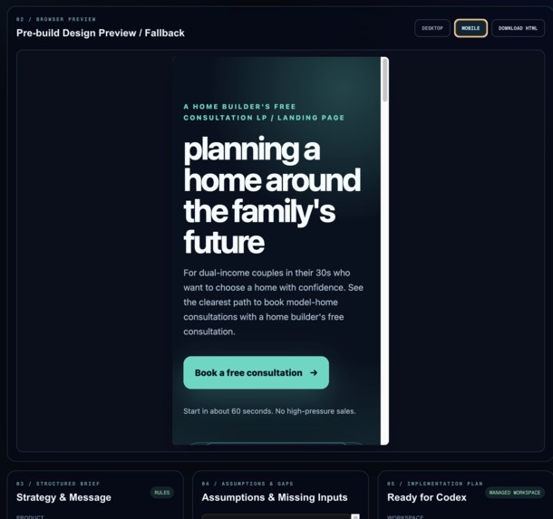 Brief to Build – screenshot 3
