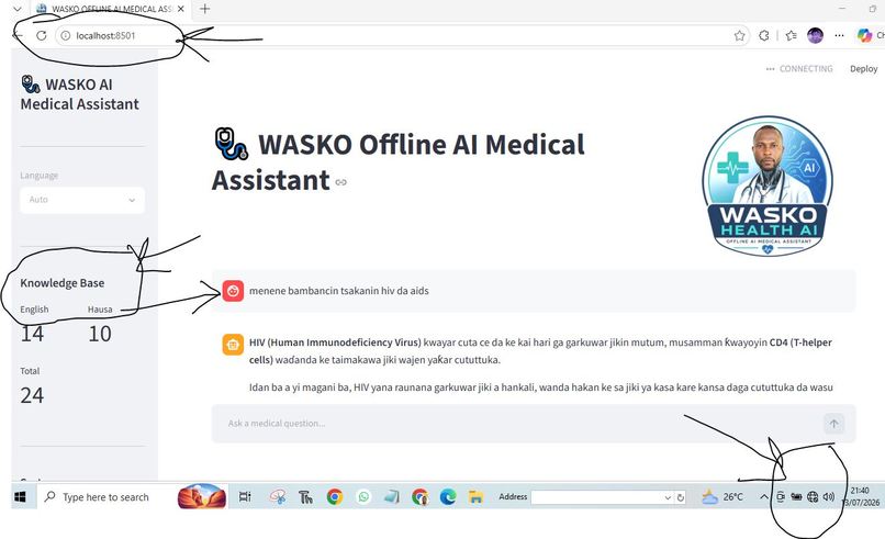Wasko_Offline_Health_AI – screenshot 5