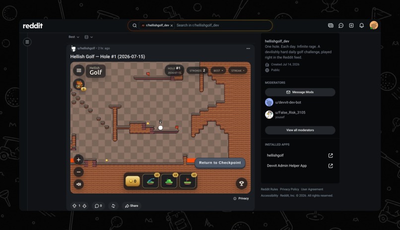hellishgolf – screenshot 2