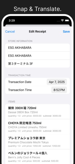 Snap Tally — Travel Expenses Made Simple – screenshot 3