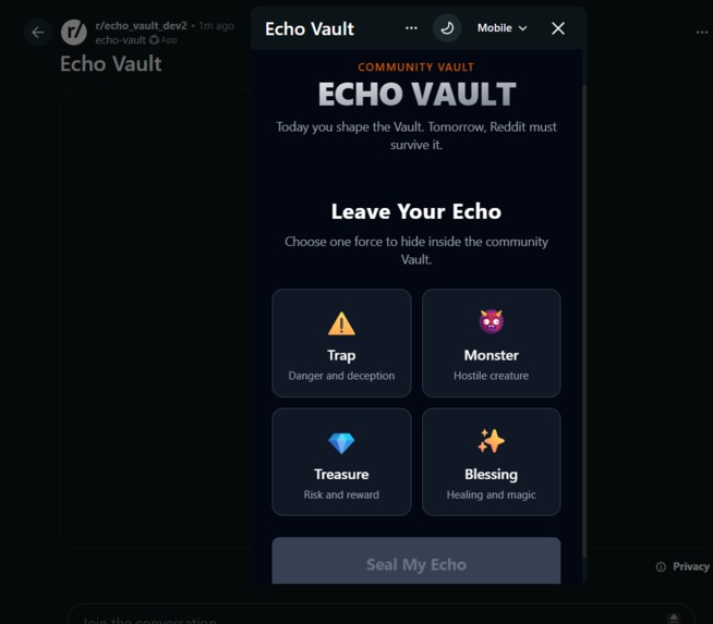 Echo Vault – screenshot 2