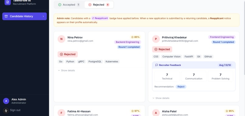  MultiAgent Recruitment Intelligence Platform with Datahub – screenshot 5