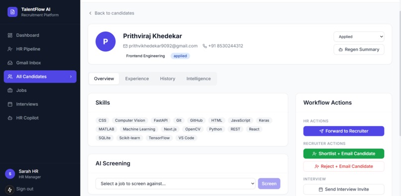  MultiAgent Recruitment Intelligence Platform with Datahub – screenshot 7