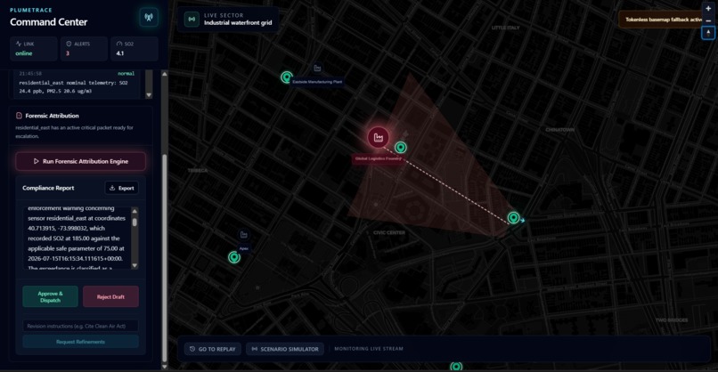 PlumeTrace – screenshot 1
