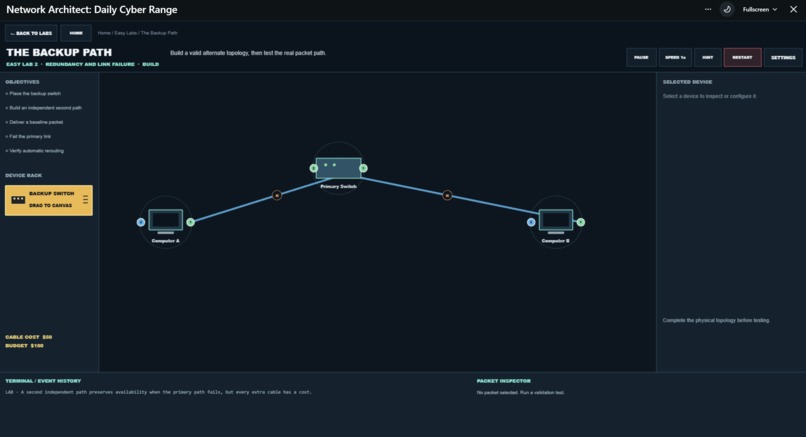 Network Architect: Daily Cyber Range – screenshot 3