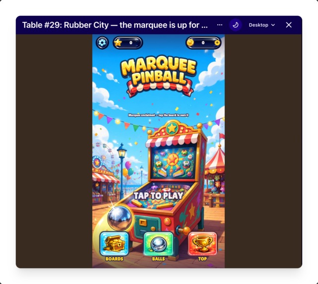 Marquee Pinball – screenshot 2