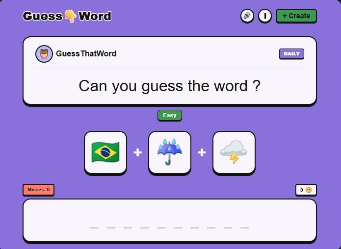 GuessThatWord – screenshot 1