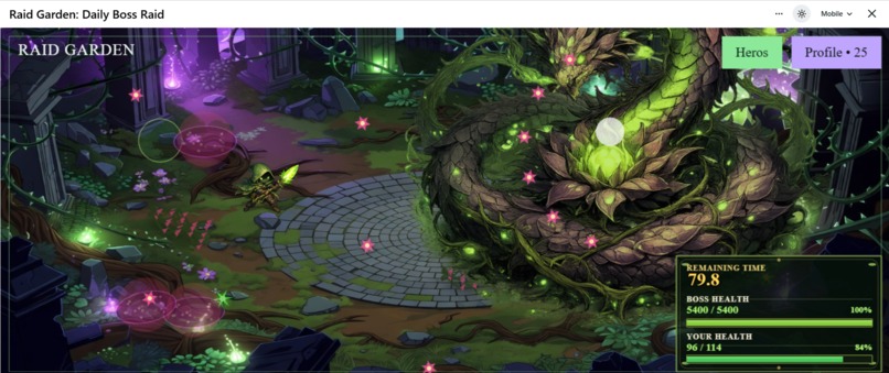 Raid Garden – screenshot 4