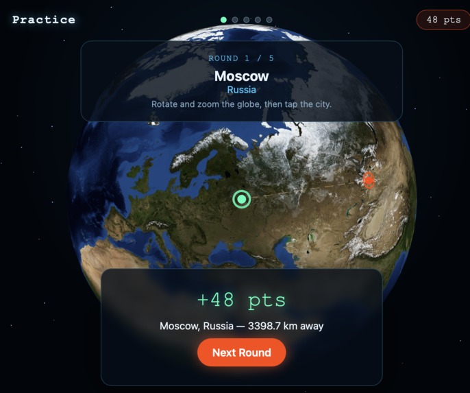 CityFinder - Daily Geography Challenge! – screenshot 1