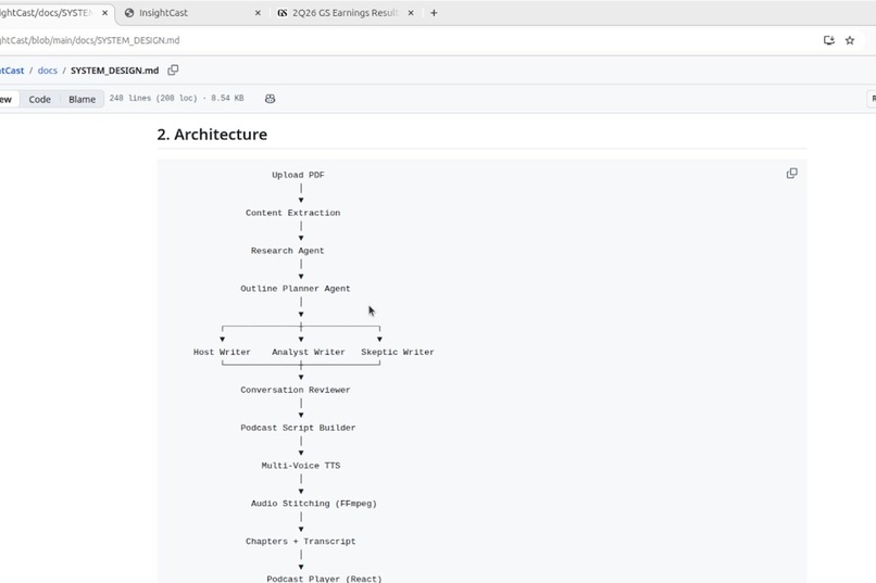 InsightCast – screenshot 1