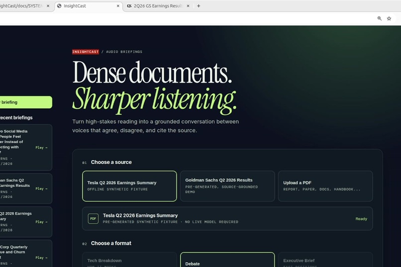 InsightCast – screenshot 2
