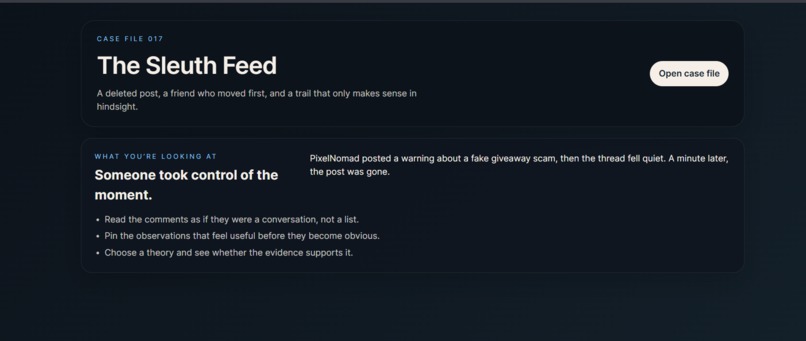 The Sleuth Feed  – screenshot 2