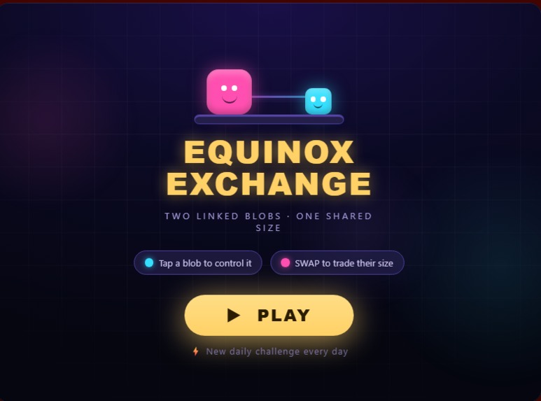 Equinox Exchange – screenshot 1