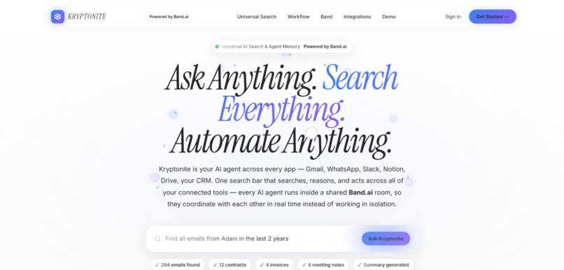 Kryptonite — Autonomous AI Workflow Builder – screenshot 6