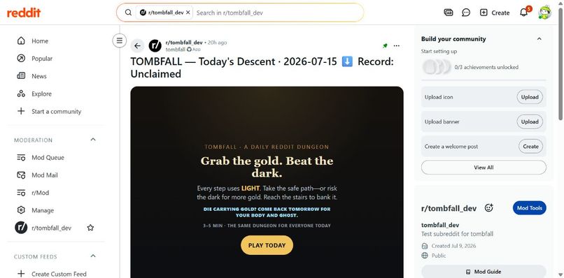 TOMBFALL – screenshot 1