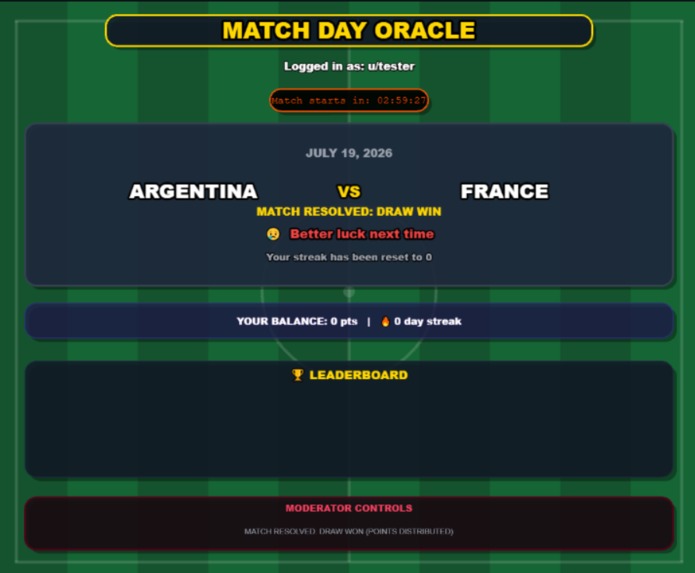 Match Day Oracle – screenshot 2