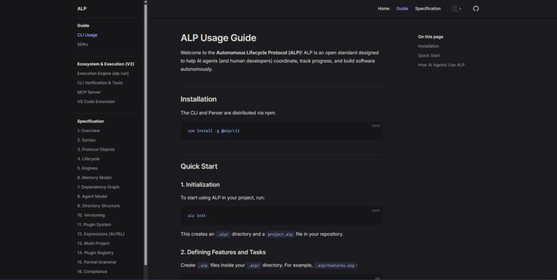Autonomous Lifecycle Protocol (ALP)  – screenshot 4