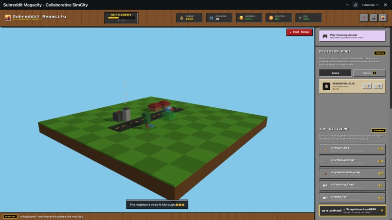 Reddit Megacity – screenshot 3