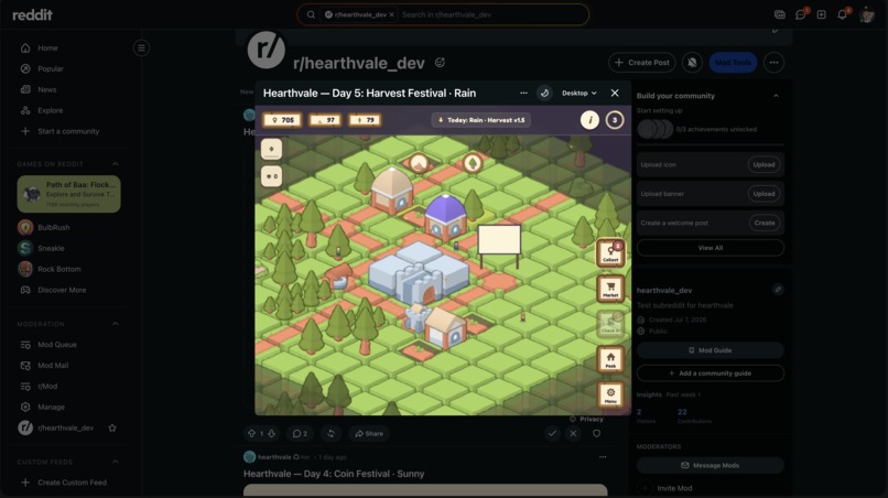 Hearthvale – screenshot 2