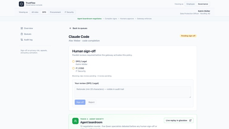 TrustFlow – screenshot 2