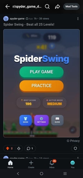 Spider Swing – screenshot 1