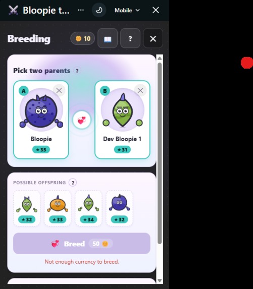 Bloopies: Breed, Raise & Battle – screenshot 1