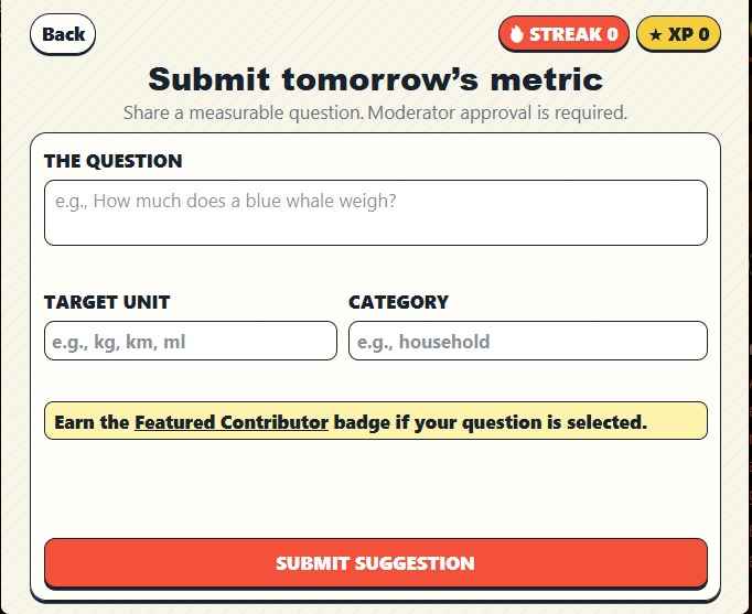 Guess The Metric – screenshot 3