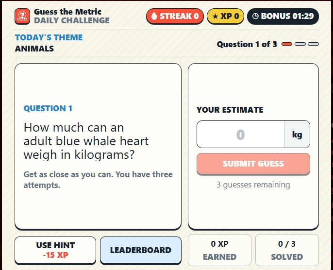 Guess The Metric – screenshot 2