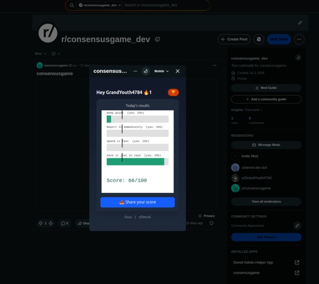 Consensus: Predict the Crowd – screenshot 2