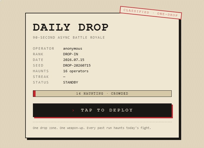 Daily Drop Reddit's Daily Battle Royale – screenshot 2
