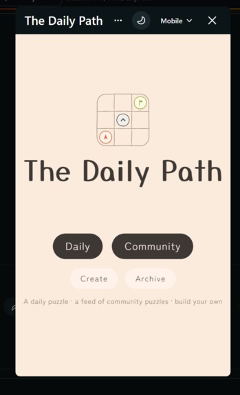 The Daily Path  – screenshot 2