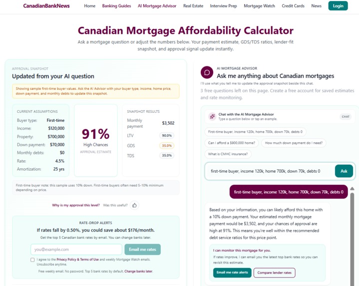 CanadianBankNews AI – screenshot 1