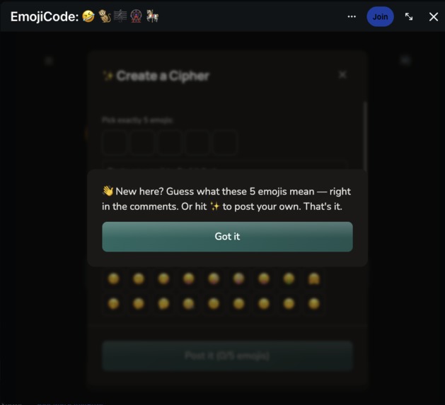 Emojicode – screenshot 1