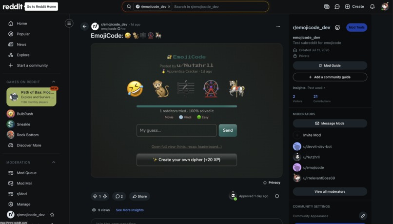 Emojicode – screenshot 3