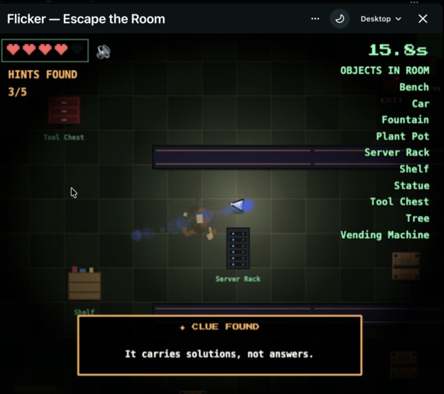 Flicker — Escape the Room – screenshot 2