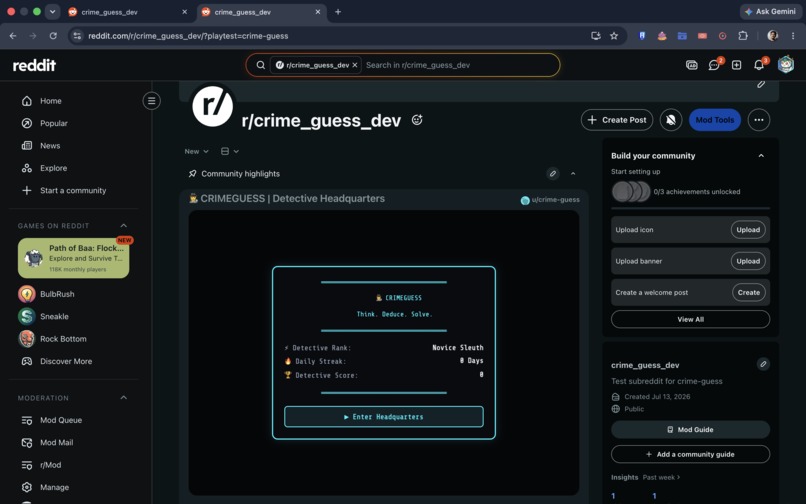 CrimeGuess – screenshot 1