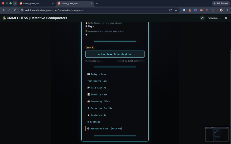 CrimeGuess – screenshot 2